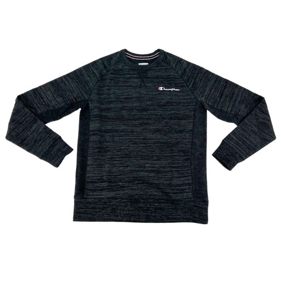 Champion | Men's Crewneck Pullover | Black & Grey | Size S - Picture 1 of 2